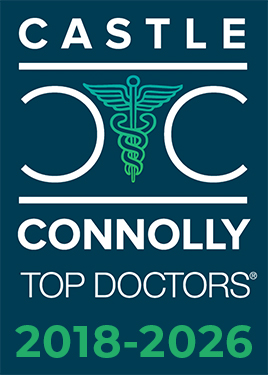 dr-balikian-csatle-connolly-top-doctors Castle Connolly Top Doctors award badge recognizing Dr. Richard Balikian from 2018 through 2026.